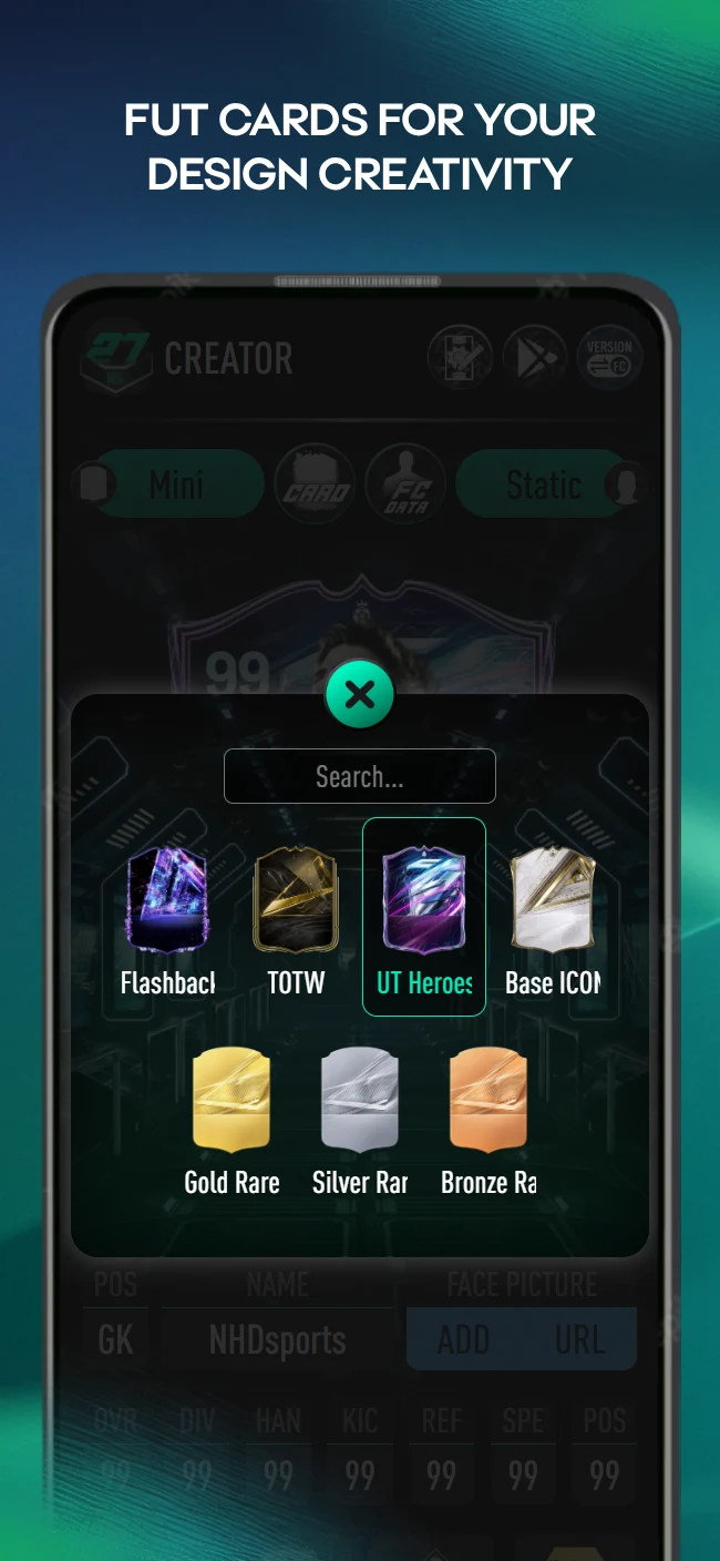 FC 27: FUT Card Creator screenshot