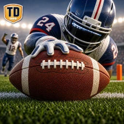 Symbol von American Football Superstar